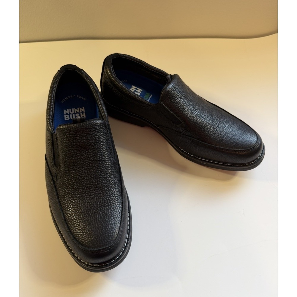 Nunn Bush Otto Moc Toe Slip On Shoes Men's Size 9W Wide Excellent Condition